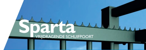 Sparta - Vrijdragende schuifpoort